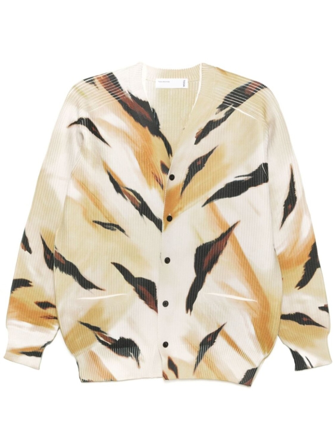 Кардиган с графичным принтом Toga, желтый 
Кардиган с графичным принтом Toga, желтый