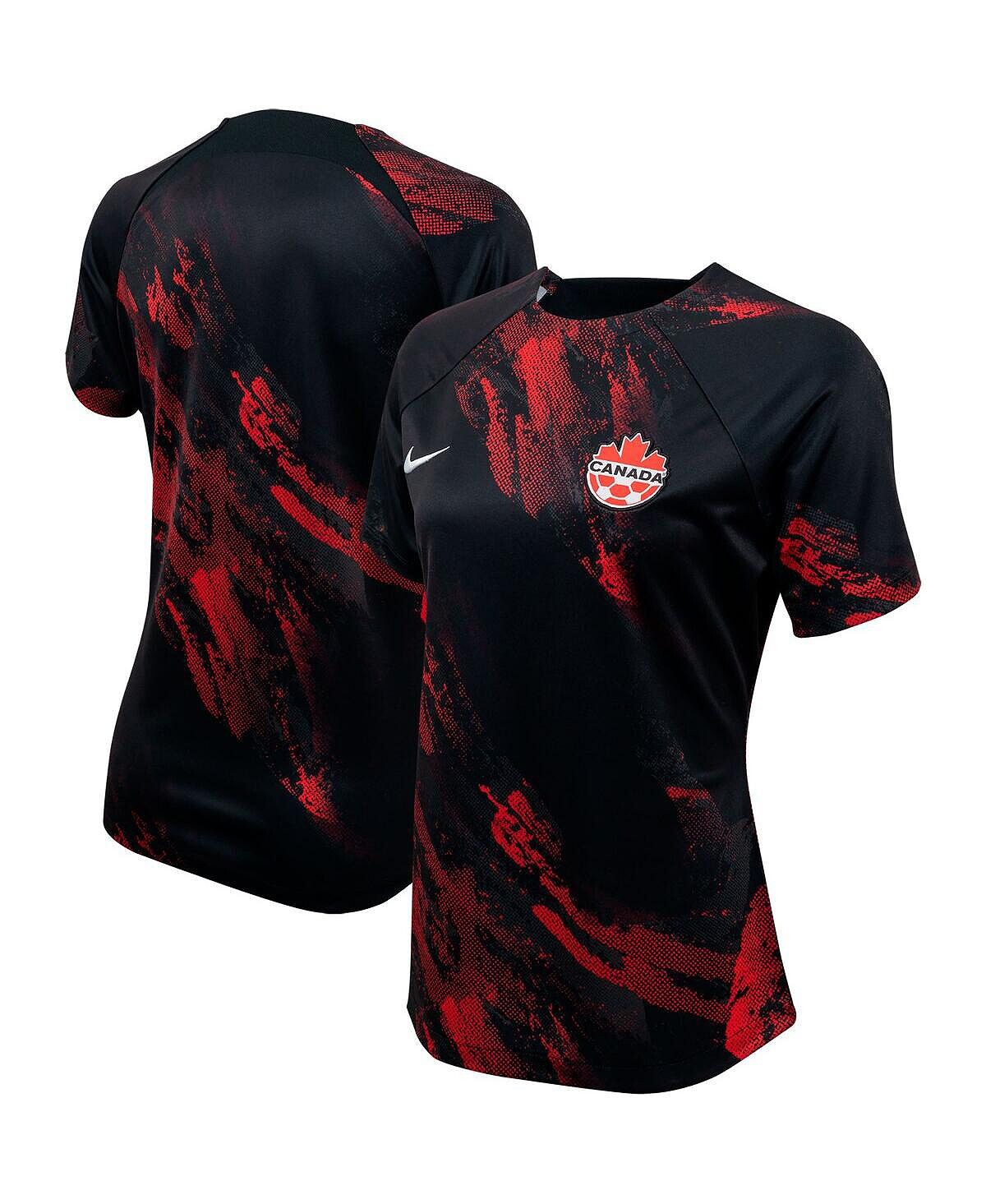 Женская черная футболка для предматчевой подготовки женской сборной Канады 2023 года Nike, черный
Женская черная футболка для предматчевой подготовки женской сборной Канады 2023 года Nike, черный