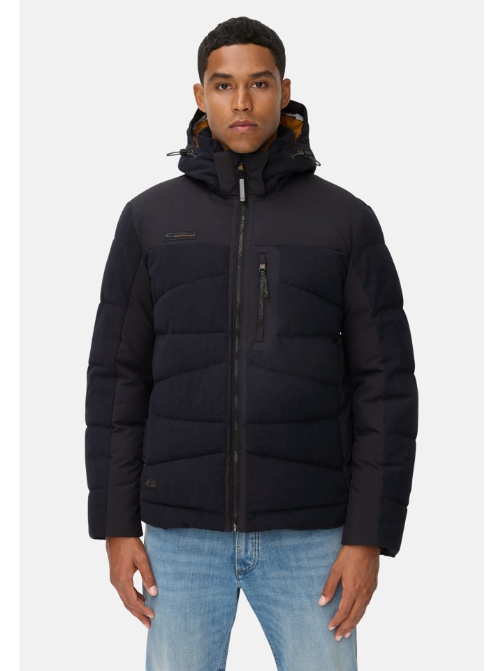 Стеганая куртка со съемным капюшоном темно-синего цвета Camel Active
Стеганая куртка со съемным капюшоном темно-синего цвета Camel Active