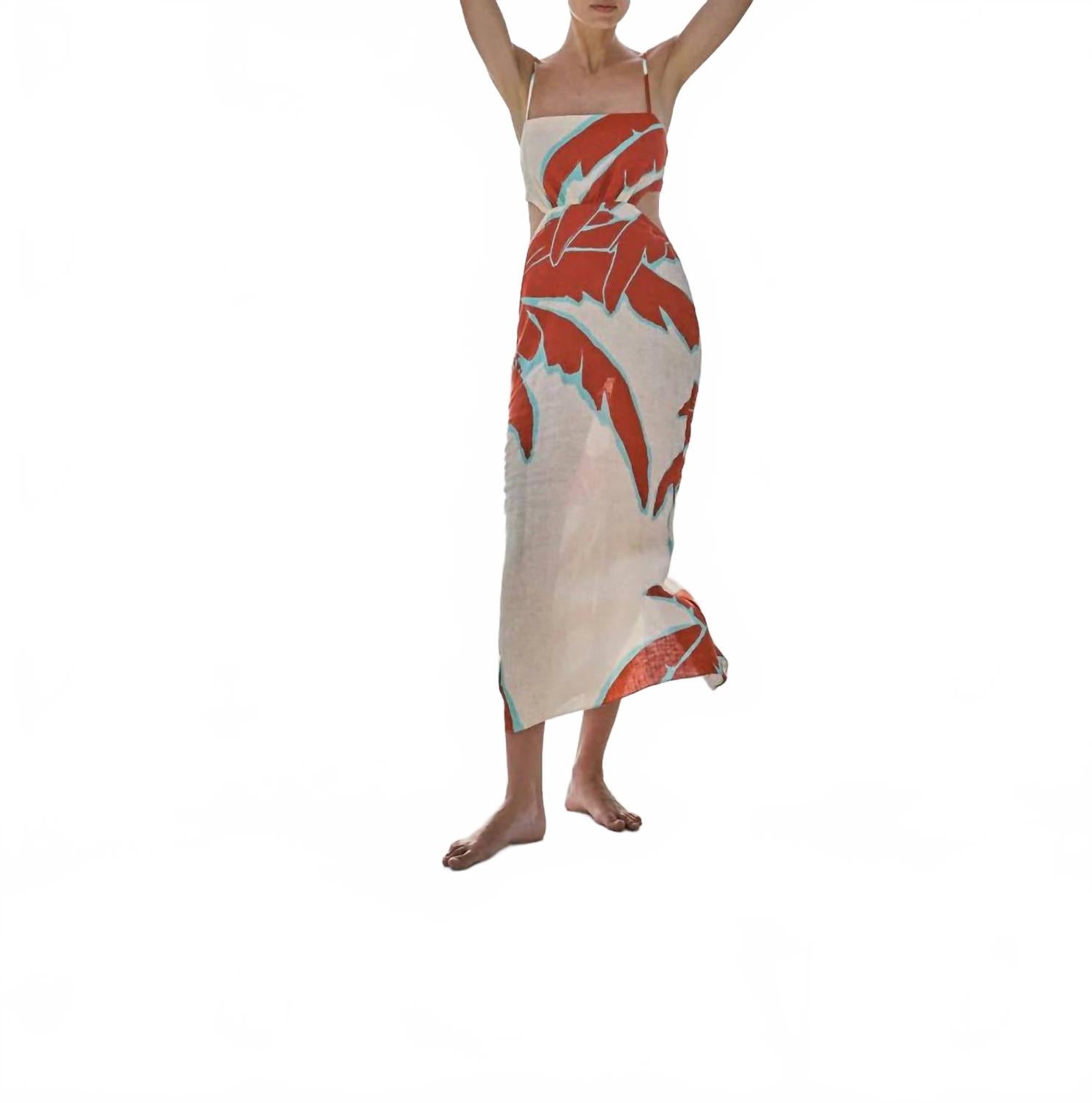 Платье миди Tactile Winds цвета экрю и ржавчины Johanna Ortiz, Ecru Rust Blue
Платье миди Tactile Winds цвета экрю и ржавчины Johanna Ortiz, Ecru Rust Blue