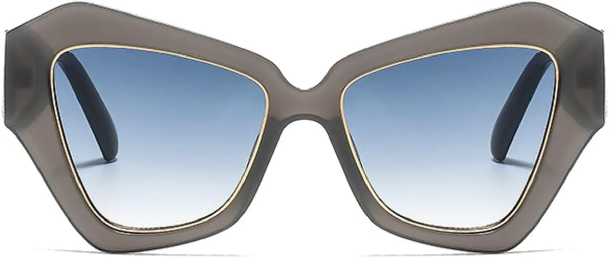 Солнцезащитные очки Melrose Cat Eye в винтажном стиле с градиентным переходом для активного отдыха на открытом воздухе, роскошные женские очки с модным дизайном, Grey
Солнцезащитные очки Melrose Cat Eye в винтажном стиле с градиентным переходом для активного отдыха на открытом воздухе, роскошные женские очки с модным дизайном, Grey