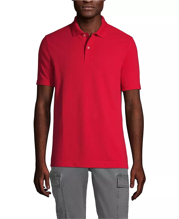 Мужская базовая сетчатая рубашка-поло с коротким рукавом Lands' End, красный
Мужская базовая сетчатая рубашка-поло с коротким рукавом Lands' End, красный