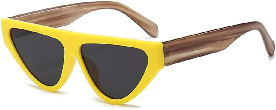 Солнцезащитные очки треугольной формы с имитацией древесной текстуры 2027 года, мужские и женские, модные очки с защитой от УФ-излучения UV400 MTZJH, Yellow
Солнцезащитные очки треугольной формы с имитацией древесной текстуры 2027 года, мужские и женские, модные очки с защитой от УФ-излучения UV400 MTZJH, Yellow