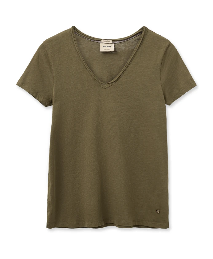 Простая футболка жженого оливкового цвета Mos Mosh, зеленый
Простая футболка жженого оливкового цвета Mos Mosh, зеленый