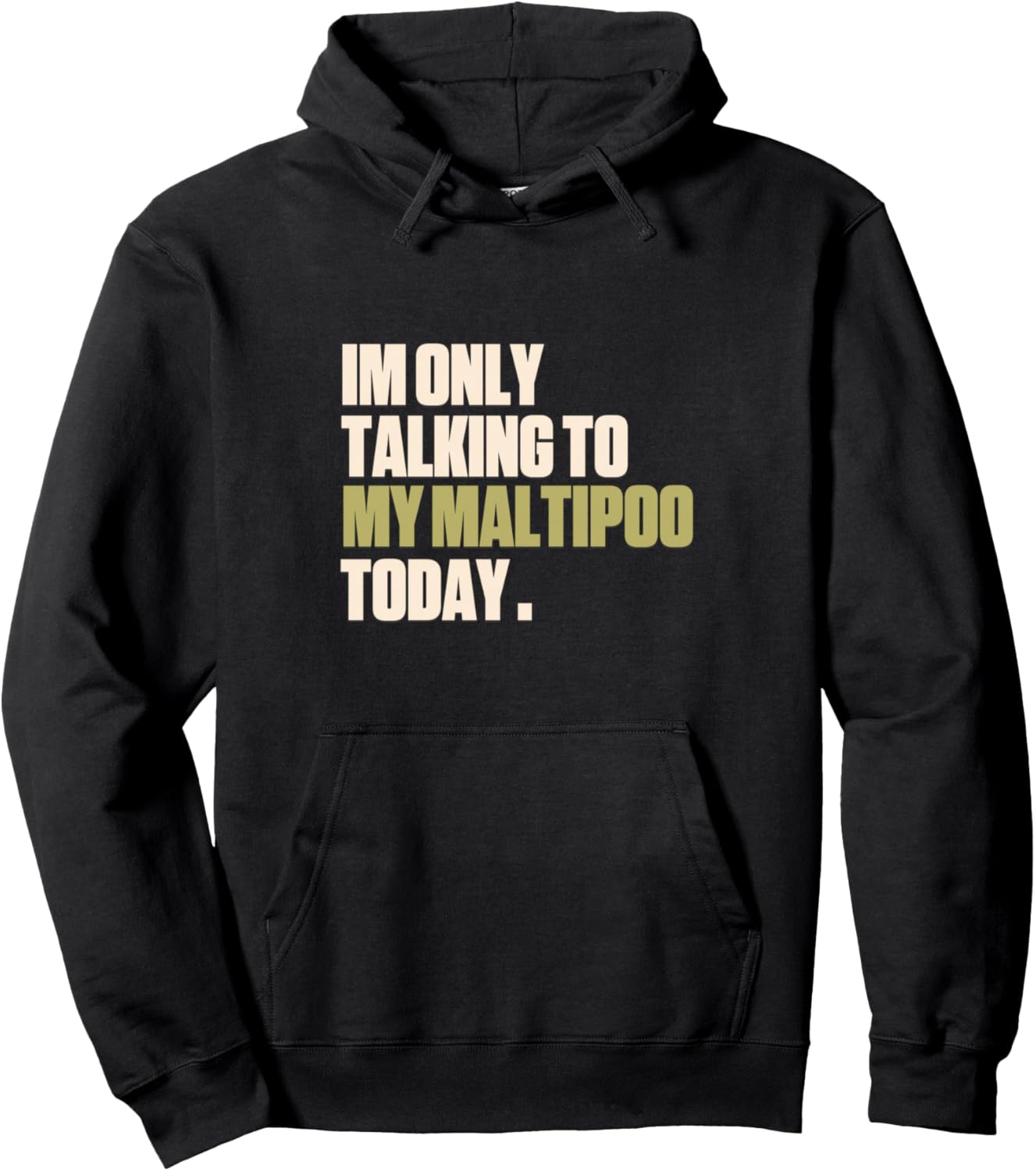 Толстовка, Сегодня я разговариваю только со своей толстовкой Marpoo Funny Maltipoo Women'S And Men'S Apparel, черный
Толстовка, Сегодня я разговариваю только со своей толстовкой Marpoo Funny Maltipoo Women'S And Men'S Apparel, черный