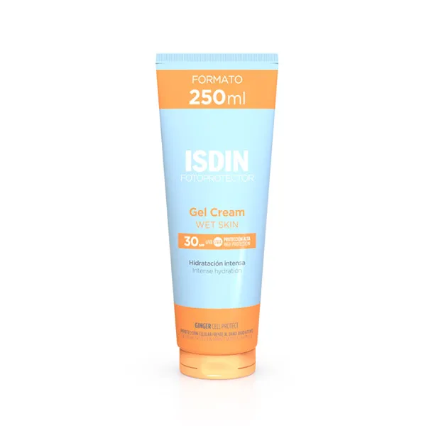 Освежающий и увлажняющий солнцезащитный крем Fotoprotector Gel Cream Spf 30 Isdin, 250 ml
Освежающий и увлажняющий солнцезащитный крем Fotoprotector Gel Cream Spf 30 Isdin, 250 ml