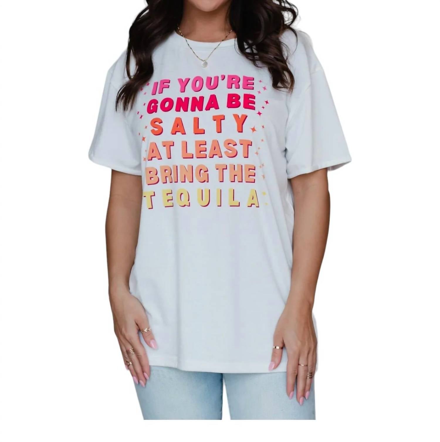 Если ты собираешься быть соленым, футболка белого цвета Panache
Если ты собираешься быть соленым, футболка белого цвета Panache