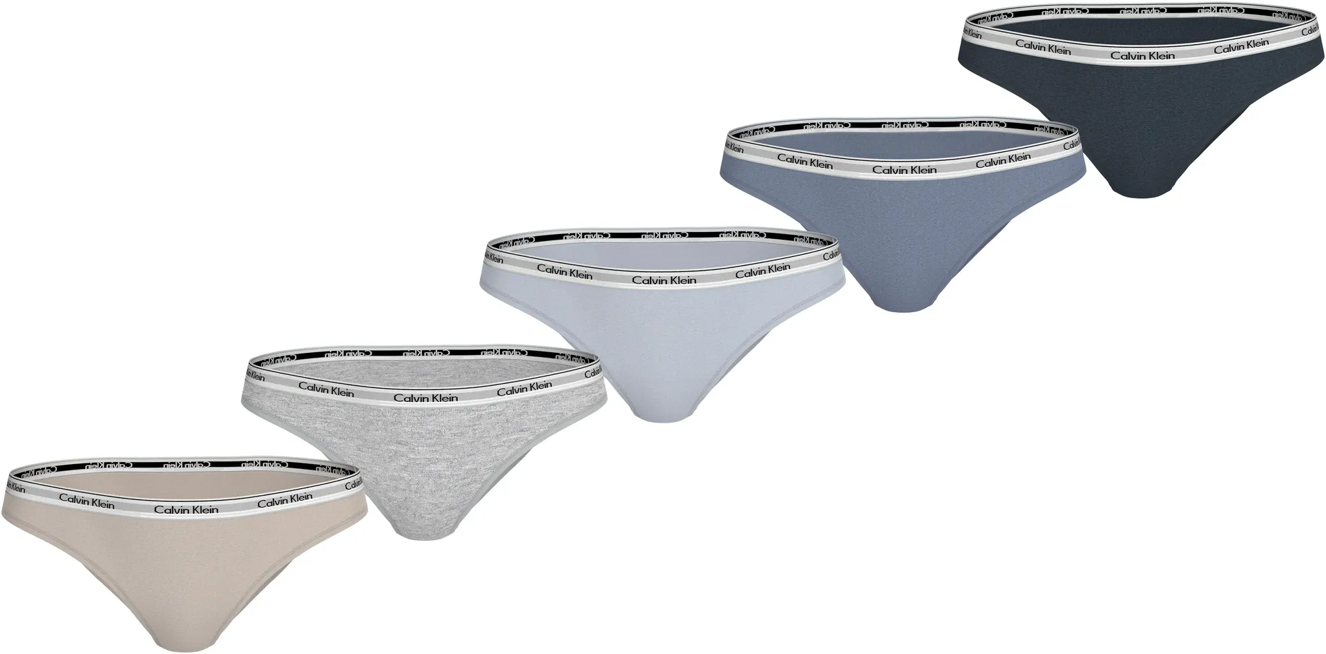 Трусики бикини Calvin Klein Underwear "5 PACK BIKINI (LOW-RISE)" (5 шт. в упаковке, 5 шт. в упаковке), с поясом с логотипом, цвет Grymrn/Gry Htr/Pln Air/Tropsphr/Ink
Трусики бикини Calvin Klein Underwear "5 PACK BIKINI (LOW-RISE)" (5 шт. в упаковке, 5 шт. в упаковке), с поясом с логотипом, цвет Grymrn/Gry Htr/Pln Air/Tropsphr/Ink