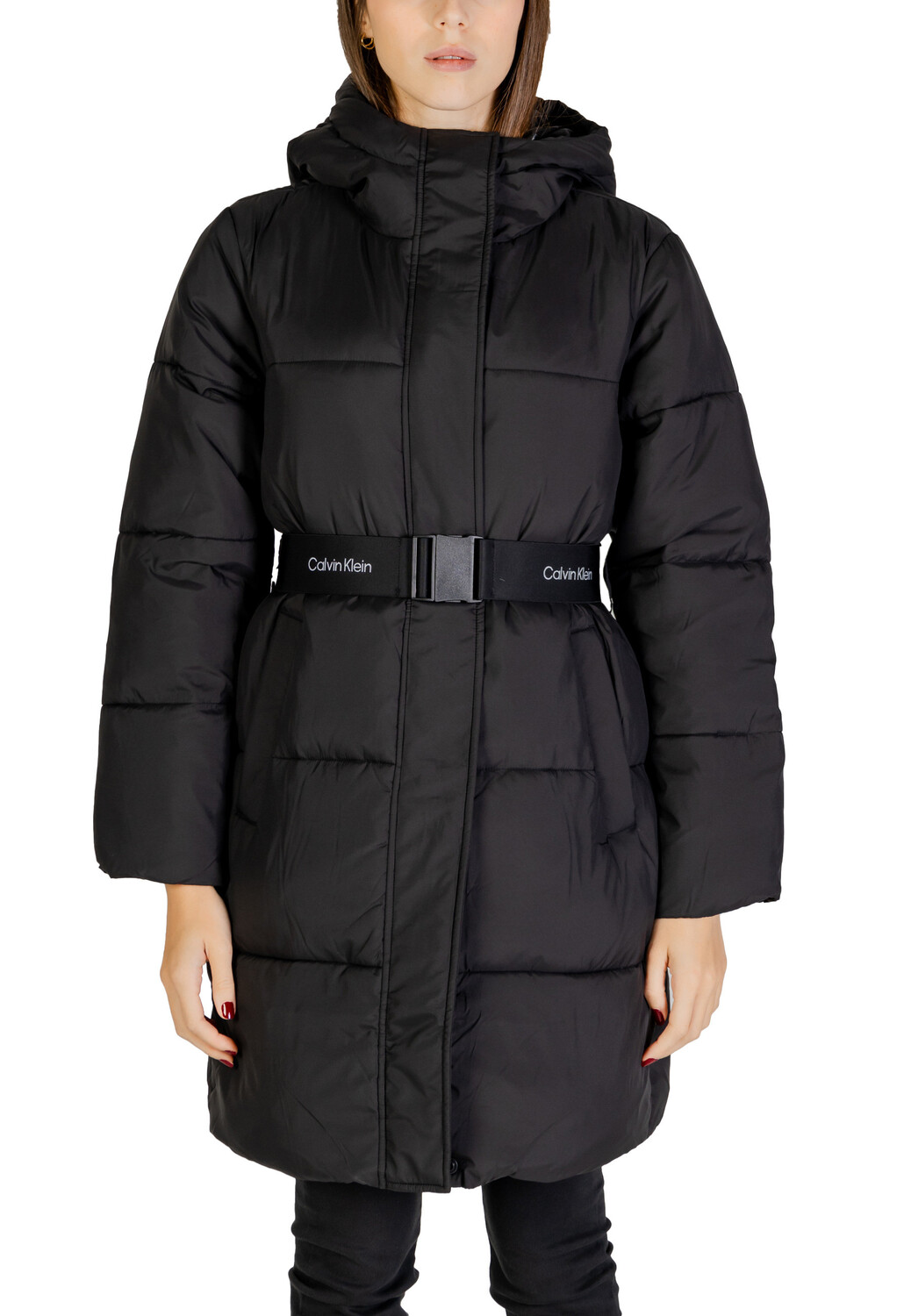 Куртка Calvin Klein Jeans с поясом, черный 
Куртка Calvin Klein Jeans с поясом, черный