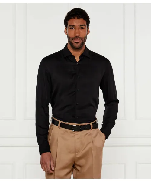 Рубашка Кенно Slim fit Hugo, черный 
Рубашка Кенно Slim fit Hugo, черный