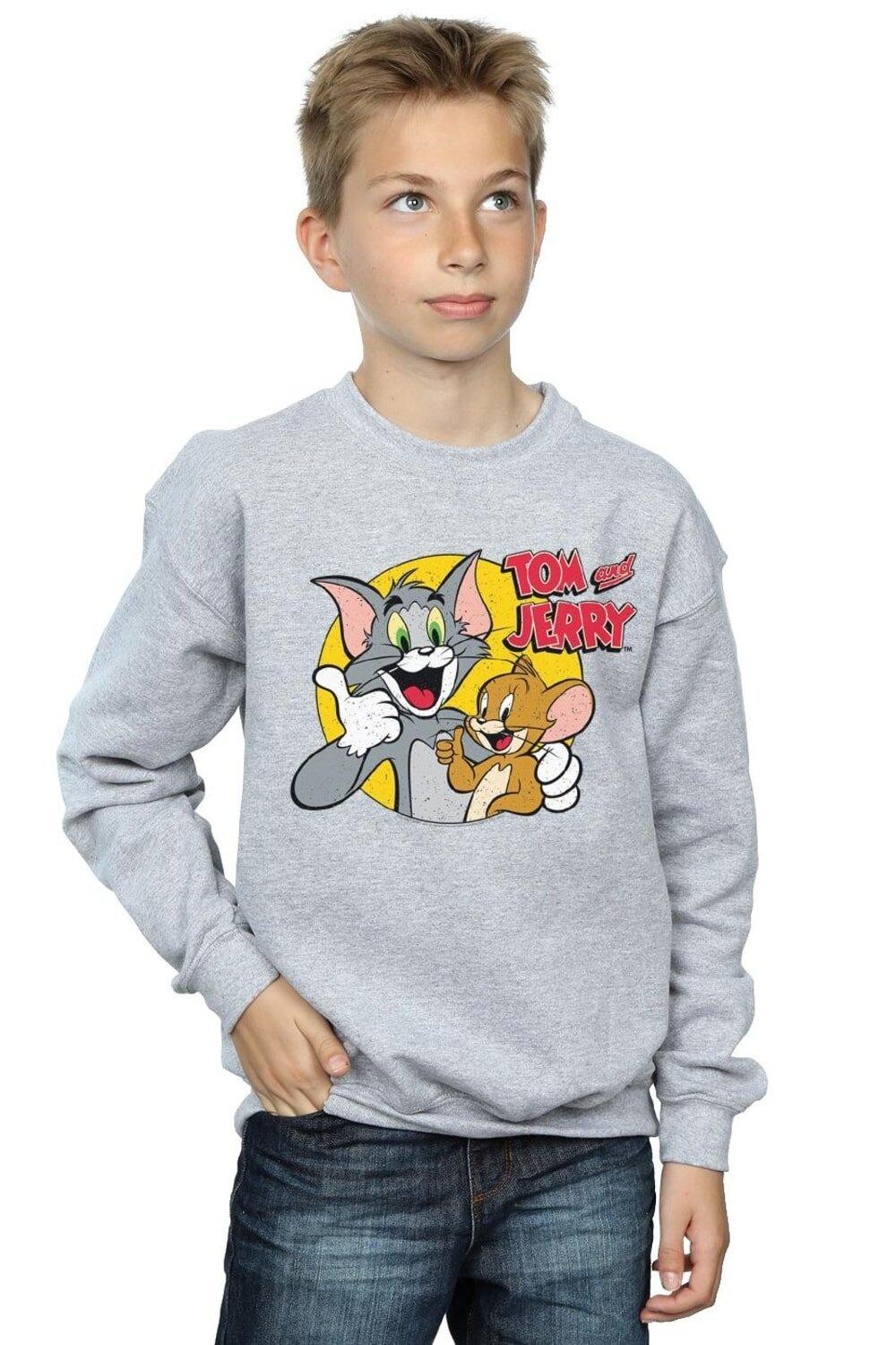 Толстовка с большим пальцем вверх Tom & Jerry, серый
Толстовка с большим пальцем вверх Tom & Jerry, серый