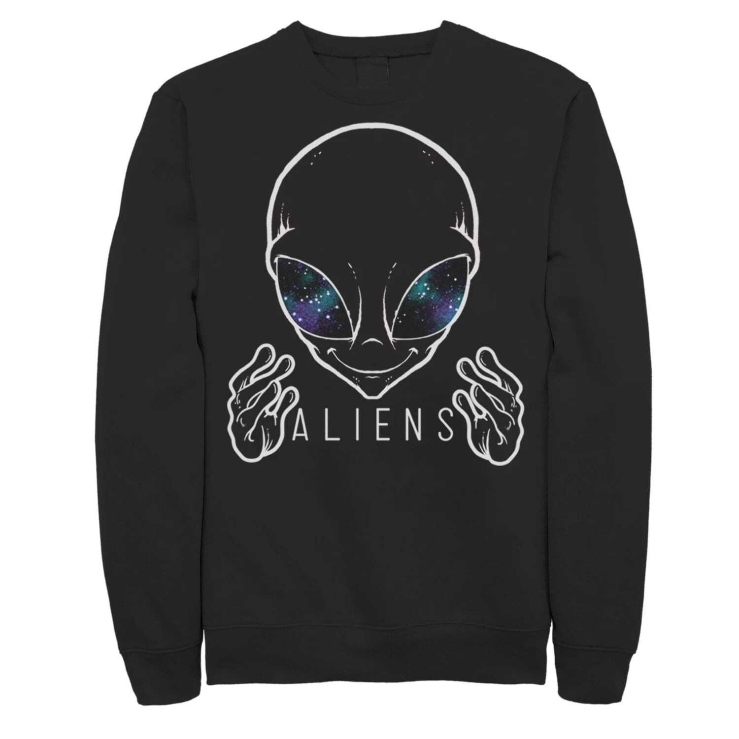 Мужская флисовая толстовка с круглым вырезом Alien Space Eyes Licensed Character
Мужская флисовая толстовка с круглым вырезом Alien Space Eyes Licensed Character