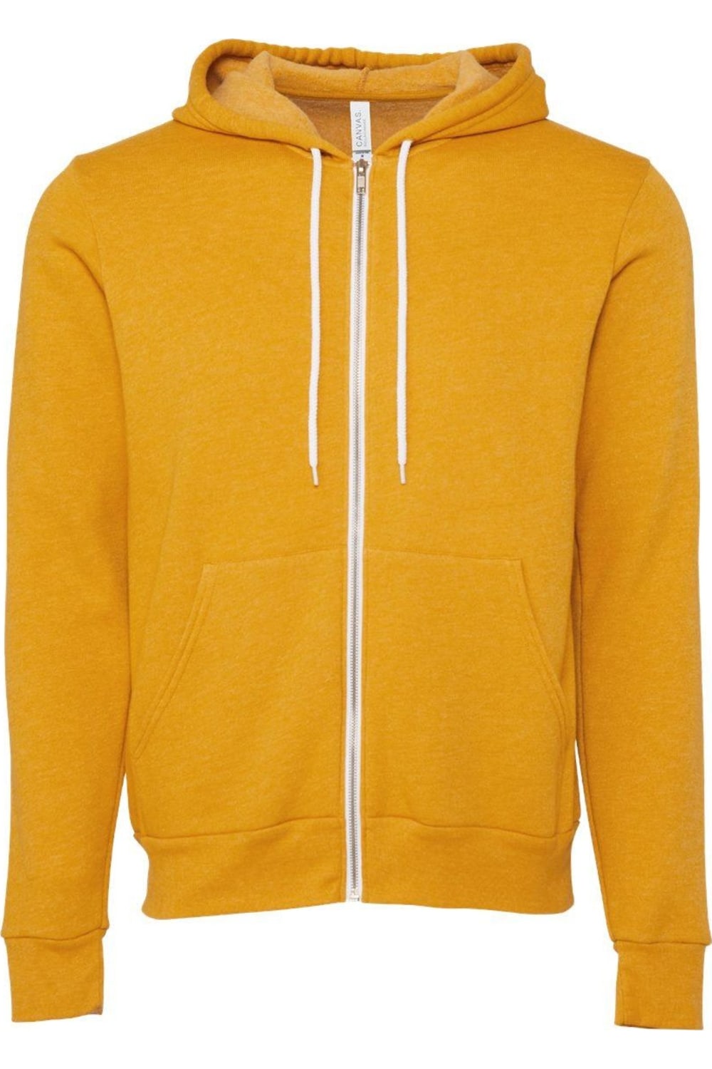 Толстовка с капюшоном BELLA + CANVAS из флисовой губки с застежкой-молнией, цвет heather mustard 
Толстовка с капюшоном BELLA + CANVAS из флисовой губки с застежкой-молнией, цвет heather mustard