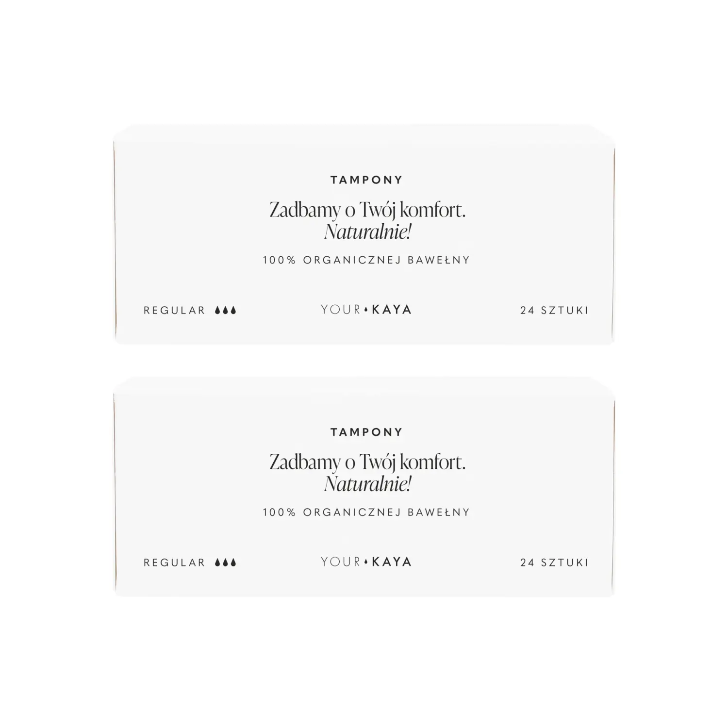 Набор: тампоны обычные Your Kaya, 2х24 шт
Набор: тампоны обычные Your Kaya, 2х24 шт