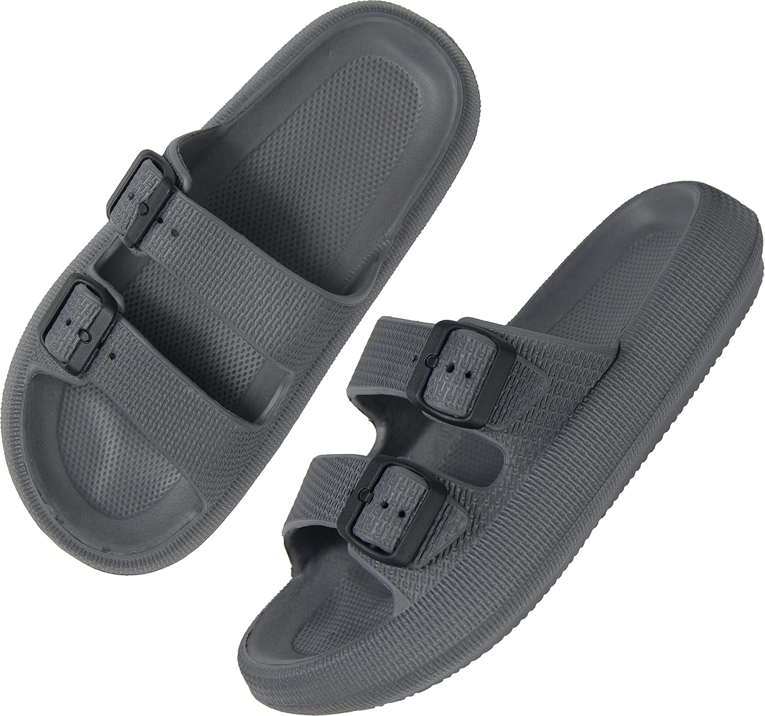 Сандалии BenSorts с подушкой для женщин и мужчин, толстая подошва, регулируемые пряжки, EVA, серый
Сандалии BenSorts с подушкой для женщин и мужчин, толстая подошва, регулируемые пряжки, EVA, серый