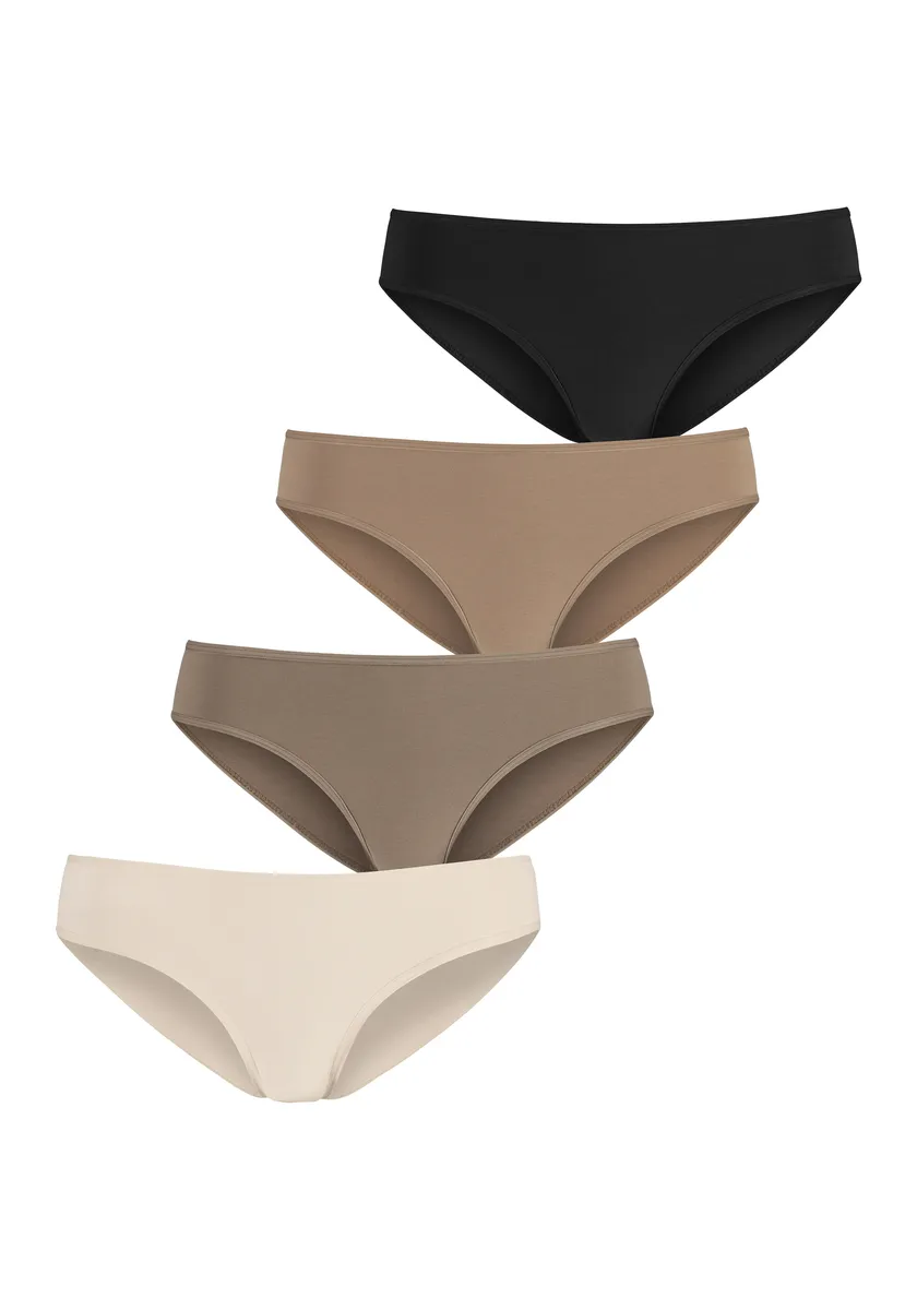 LASCANA Jazz Pants Трусики (4 шт.) из эластичного хлопка, черный
LASCANA Jazz Pants Трусики (4 шт.) из эластичного хлопка, черный