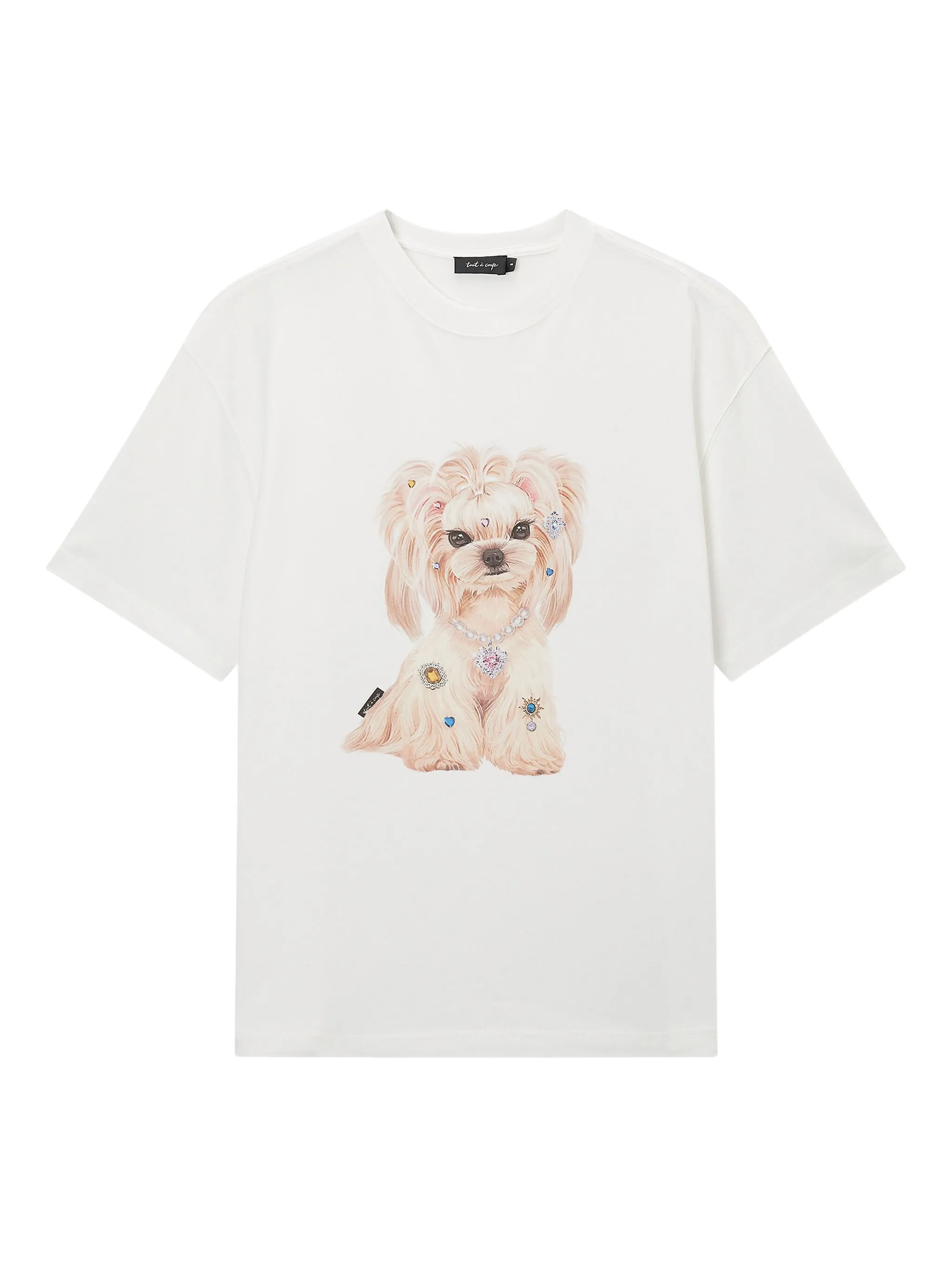 Футболка с графичным принтом Tout A Coup, белый
Футболка с графичным принтом Tout A Coup, белый