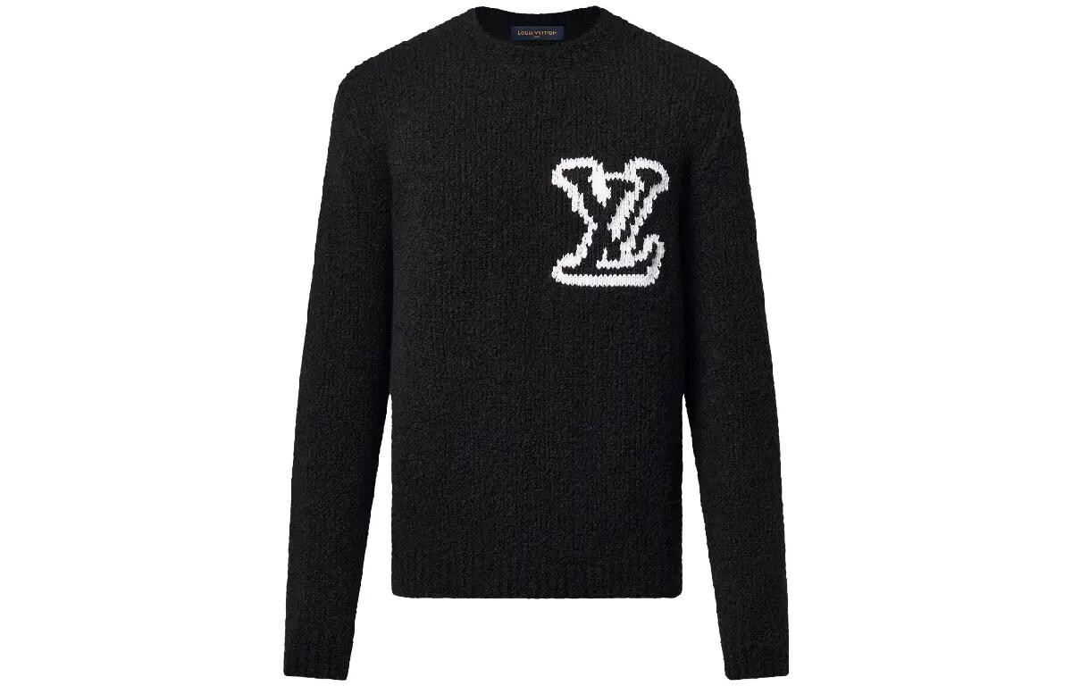 Свитер мужской Louis Vuitton с буквенным принтом, черный
Свитер мужской Louis Vuitton с буквенным принтом, черный