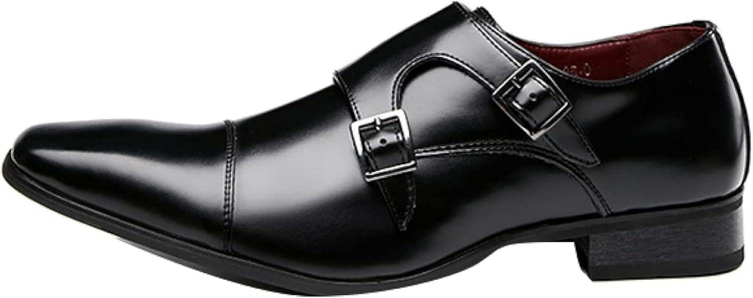Мужские лоферы OXCOWNIU с двойным ремнем, туфли с квадратным носком для делового стиля, удобные оксфорды для офиса и свадьбы, черный
Мужские лоферы OXCOWNIU с двойным ремнем, туфли с квадратным носком для делового стиля, удобные оксфорды для офиса и свадьбы, черный