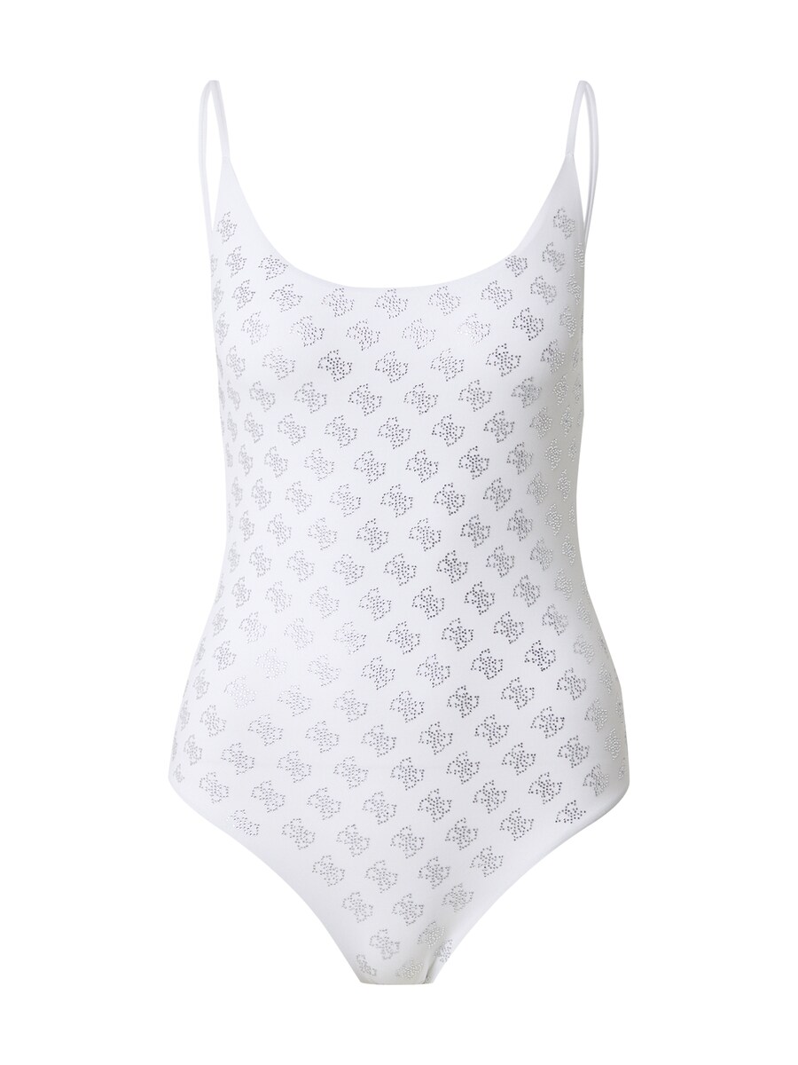 Купальник без косточек GUESS, белый 
Купальник без косточек GUESS, белый