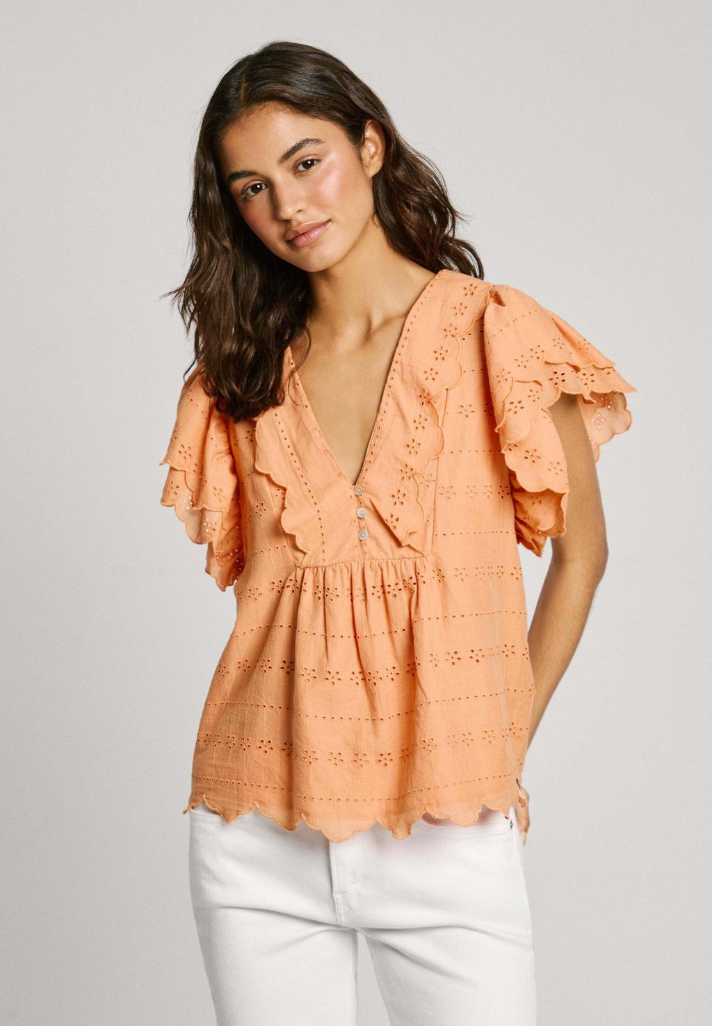 Блуза Pepe Jeans, оранжевый
Блуза Pepe Jeans, оранжевый