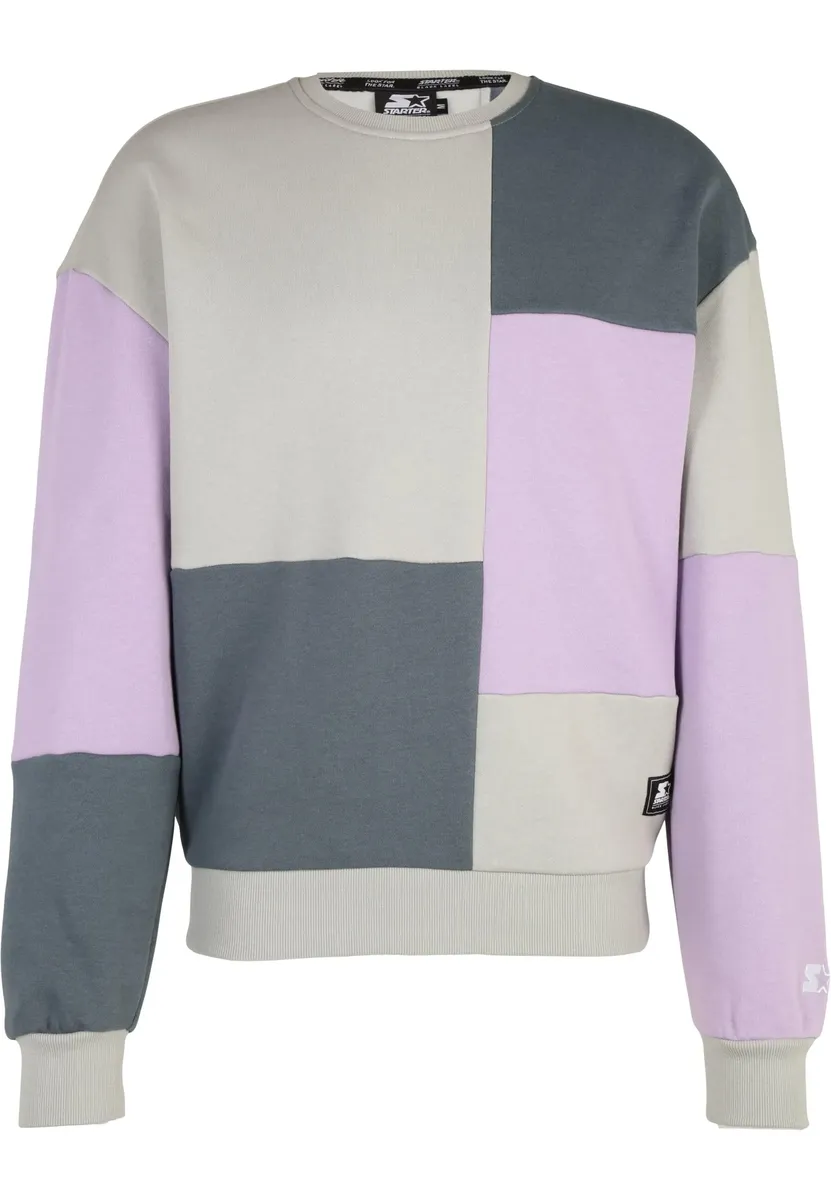 Свитер с круглым вырезом Starter Black Label "Start Black Label Men's Starter Patchwork Crewneck", цвет Lilac/Lightasphalt/Heavymetal
Свитер с круглым вырезом Starter Black Label "Start Black Label Men's Starter Patchwork Crewneck", цвет Lilac/Lightasphalt/Heavymetal
