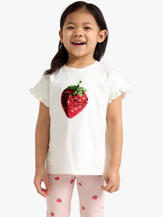 Детская хлопковая футболка с пайетками Lindex, Light Dusty White
Детская хлопковая футболка с пайетками Lindex, Light Dusty White