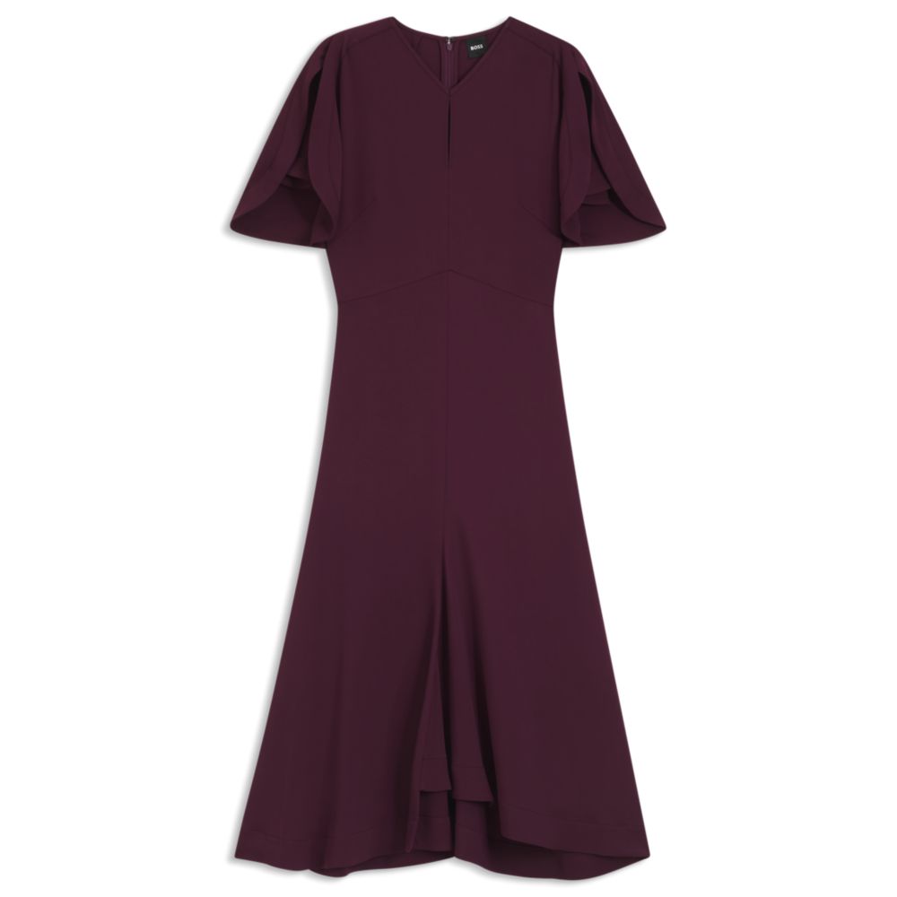 Платье с вырезом-замочной скважиной из мягкого крепа BOSS, темно-фиолетовый
Платье с вырезом-замочной скважиной из мягкого крепа BOSS, темно-фиолетовый