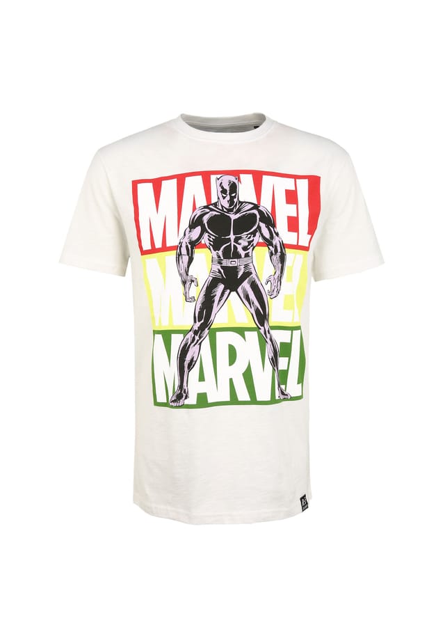 Футболка marvel черная пантера с крутым принтом marvel Re:Covered, экрю 
Футболка marvel черная пантера с крутым принтом marvel Re:Covered, экрю