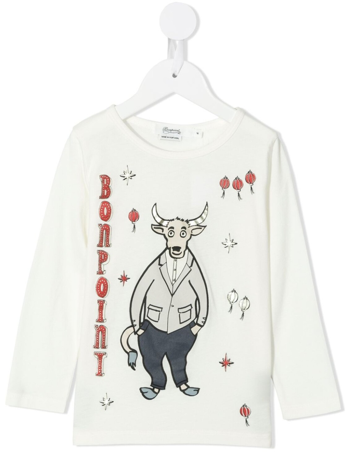 Bonpoint футболка с длинными рукавами и графичным принтом, белый
Bonpoint футболка с длинными рукавами и графичным принтом, белый