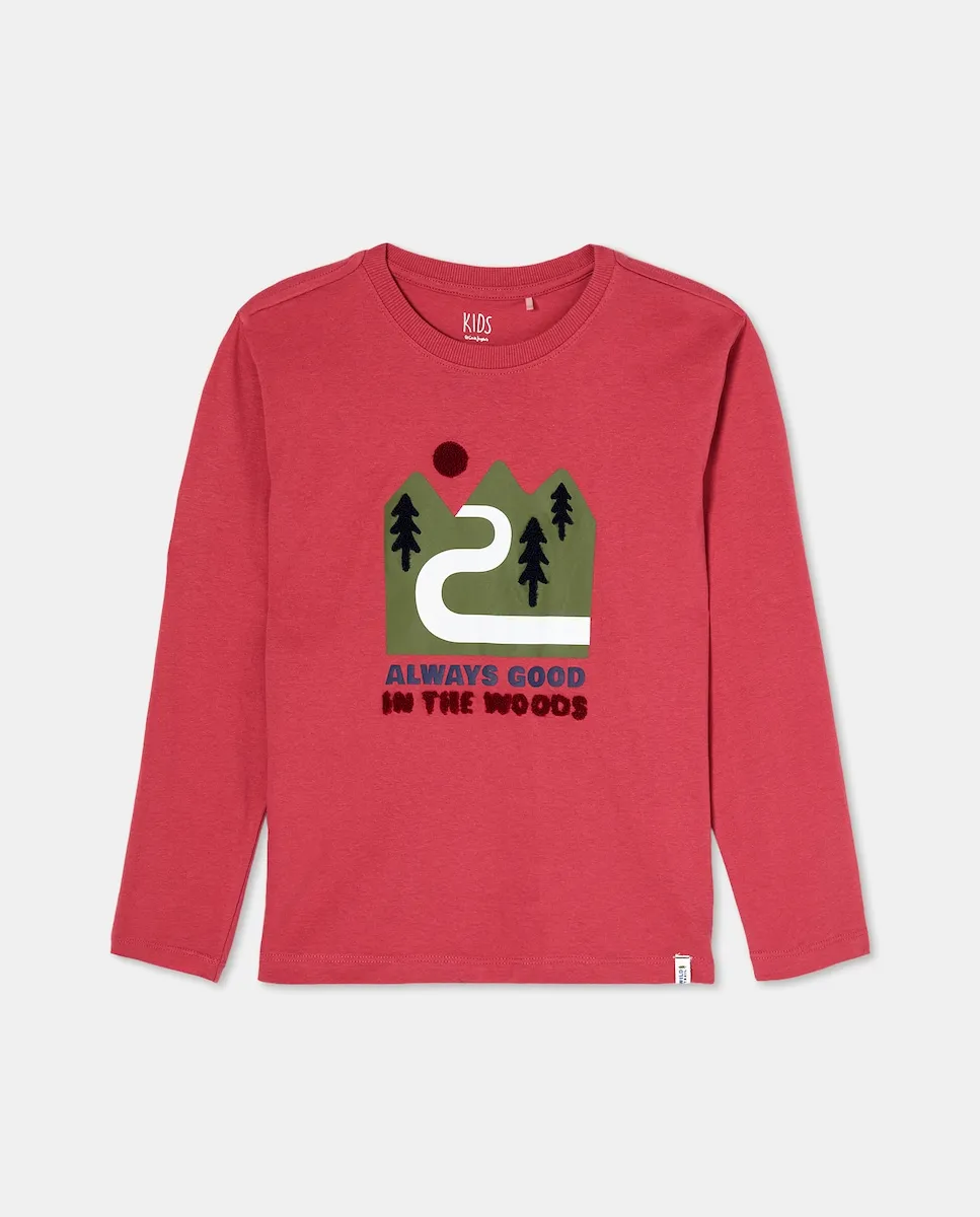 Детская футболка с длинным рукавом с рисунком TERRY Kids El Corte Inglés, красный
Детская футболка с длинным рукавом с рисунком TERRY Kids El Corte Inglés, красный