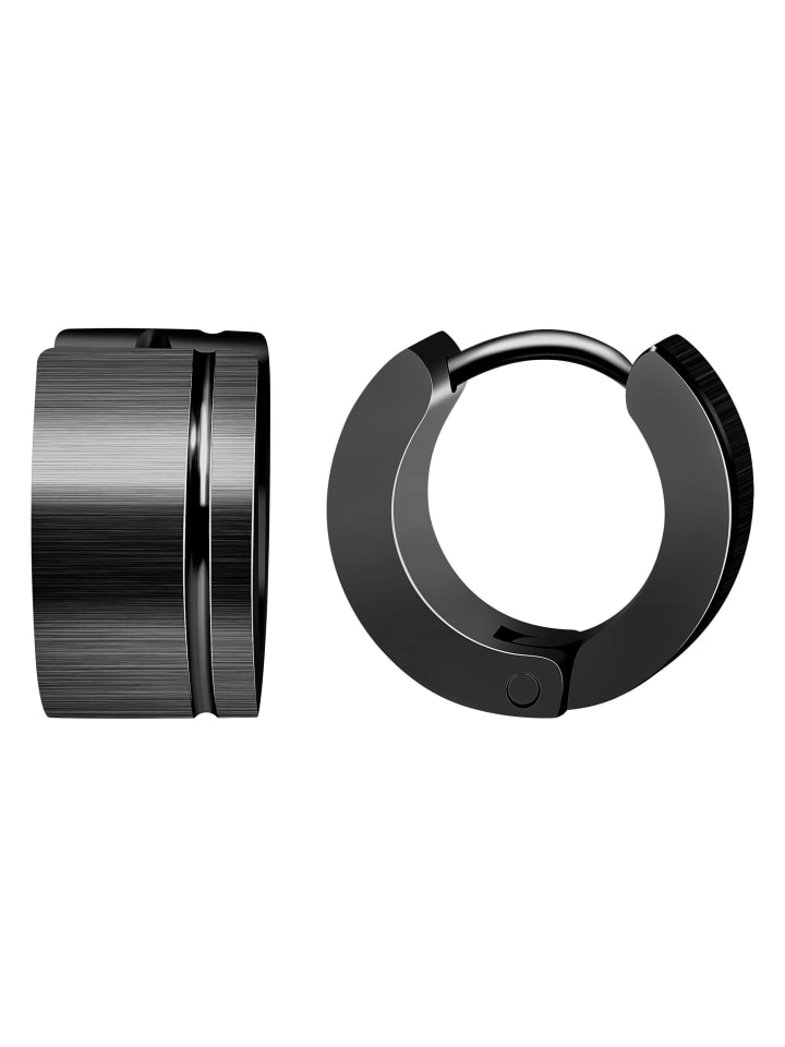 Adeliás Женские серьги - серьги-кольца на шарнирах из нержавеющей стали черного цвета
Adeliás Женские серьги - серьги-кольца на шарнирах из нержавеющей стали черного цвета