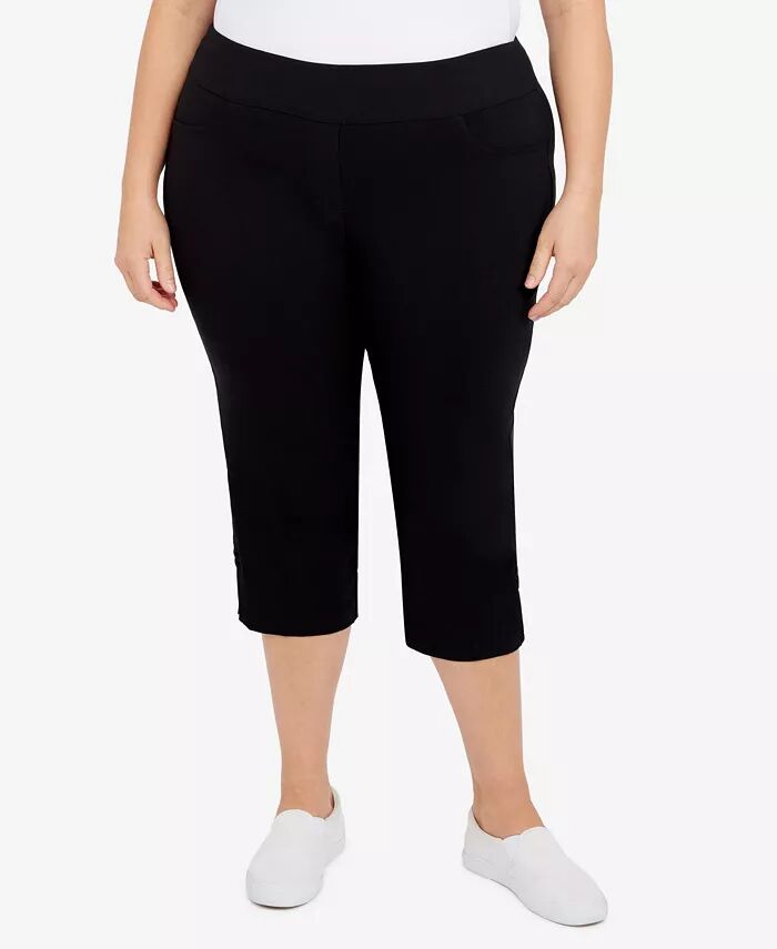 Брюки-капри Plus Size Essentials Solid Push-On с подрезами по низу HEARTS OF PALM, черный
Брюки-капри Plus Size Essentials Solid Push-On с подрезами по низу HEARTS OF PALM, черный