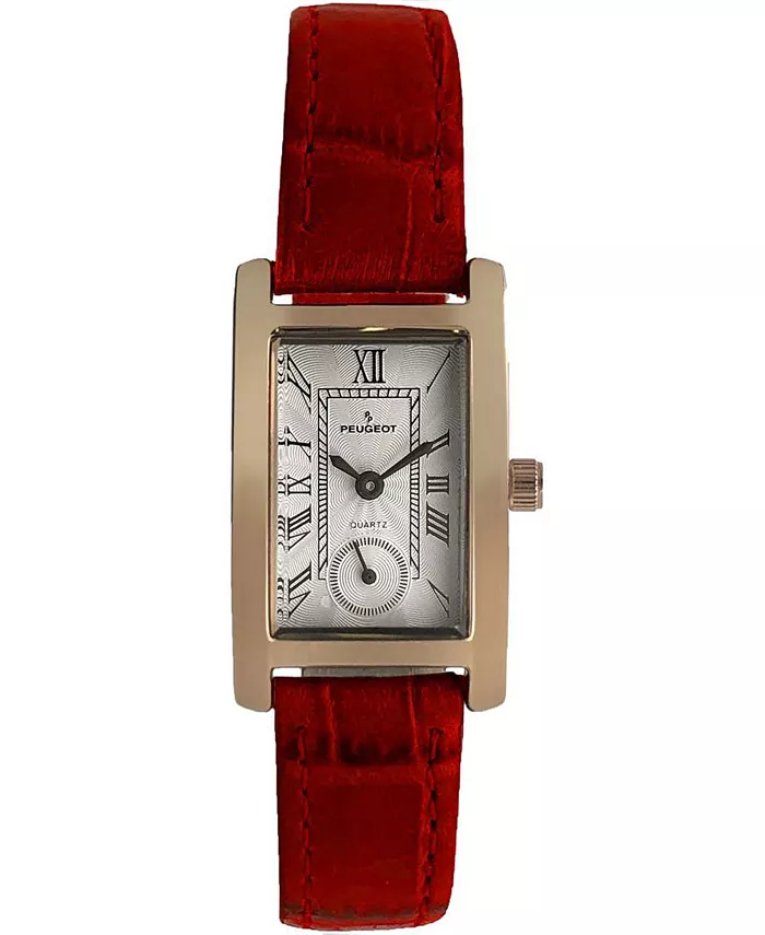 Женские часы Contour Tank Shape Case Red с римскими цифрами Peugeot
Женские часы Contour Tank Shape Case Red с римскими цифрами Peugeot