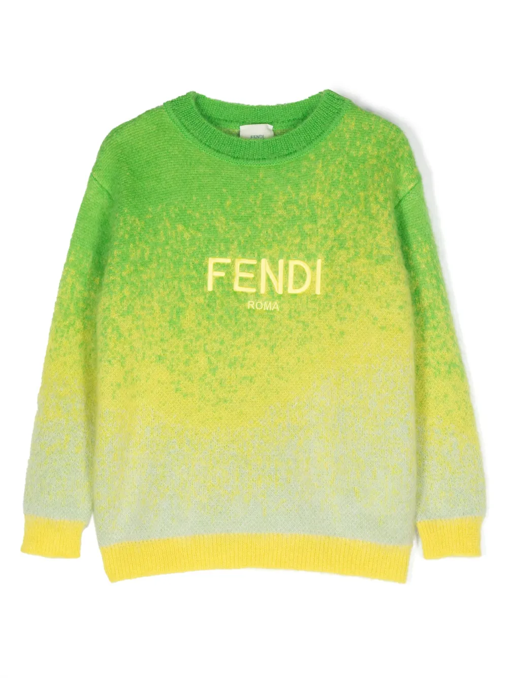 Джемпер с длинными рукавами и вышитым логотипом FENDI KIDS, желтый
Джемпер с длинными рукавами и вышитым логотипом FENDI KIDS, желтый