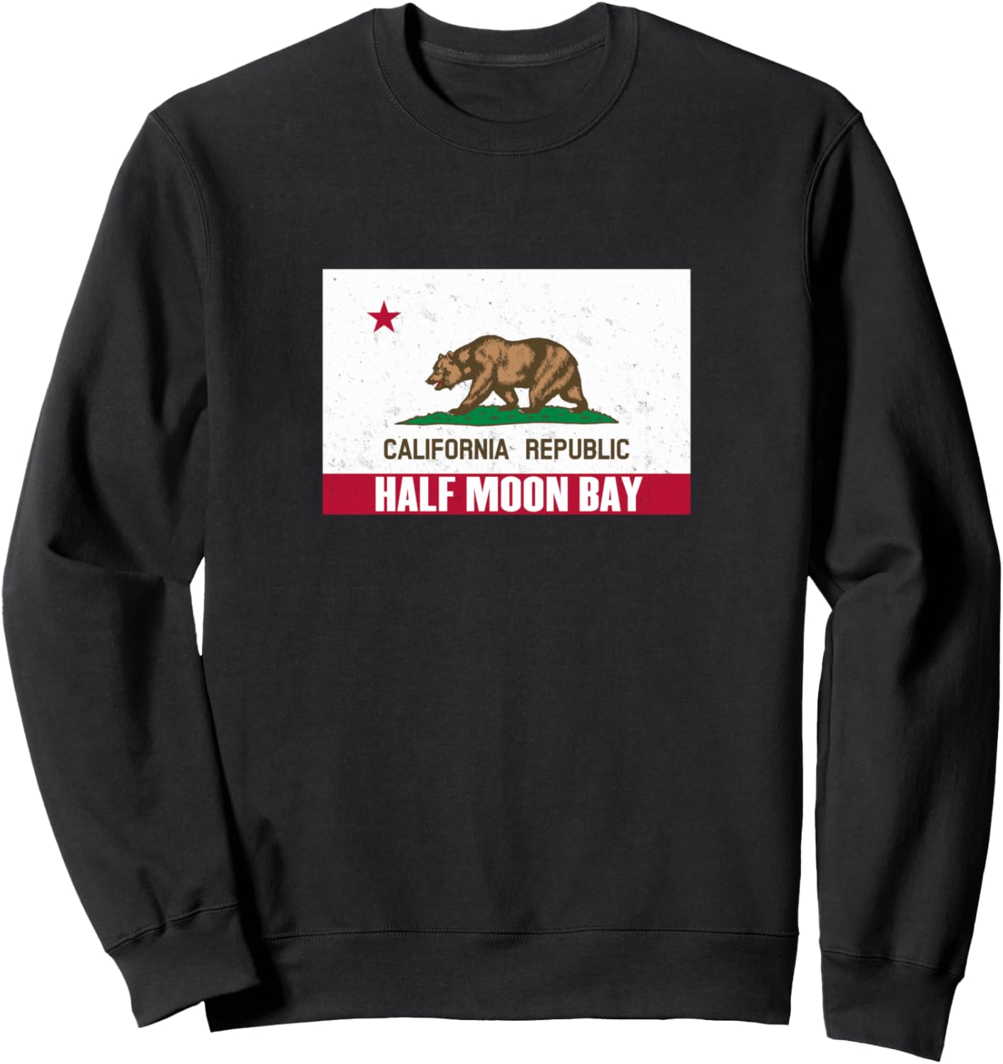 Толстовка с изображением флага Калифорнии, Хаф-Мун-Бэй, черная Distressed Apparel From Half Moon Bay, California
Толстовка с изображением флага Калифорнии, Хаф-Мун-Бэй, черная Distressed Apparel From Half Moon Bay, California