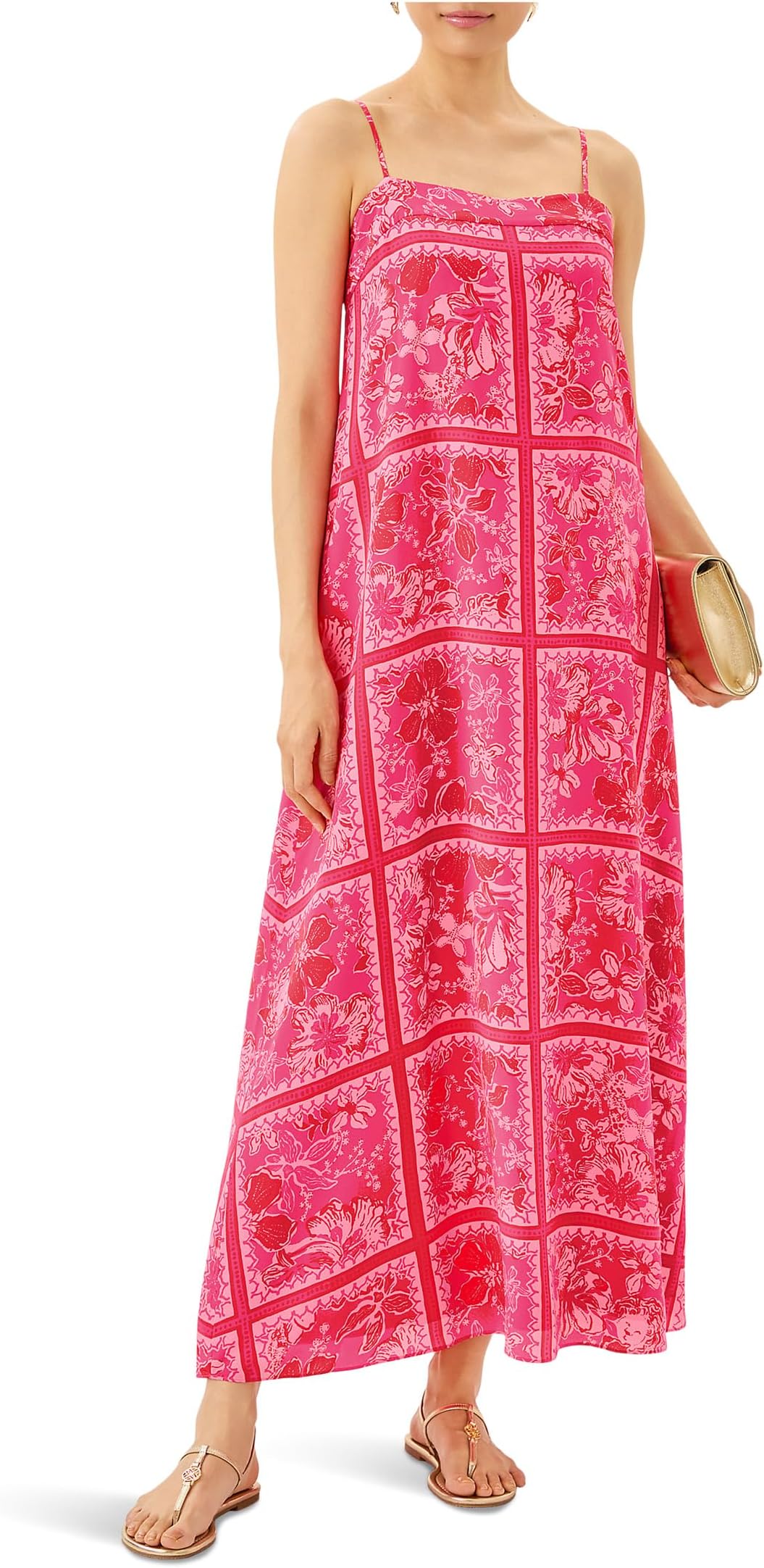 Женское шелковое платье-комбинация макси Jesslyn Lilly Pulitzer, Sun Shell Pink Big Party
Женское шелковое платье-комбинация макси Jesslyn Lilly Pulitzer, Sun Shell Pink Big Party