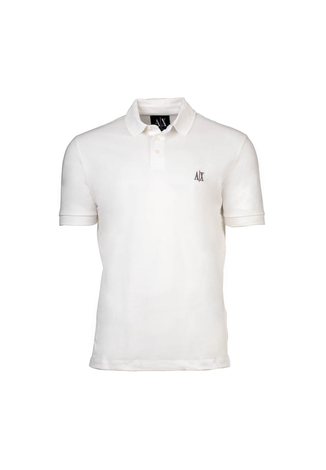 Рубашка поло - воротник с пуговицами хлопковый пике однотонный Armani Exchange, белый
Рубашка поло - воротник с пуговицами хлопковый пике однотонный Armani Exchange, белый