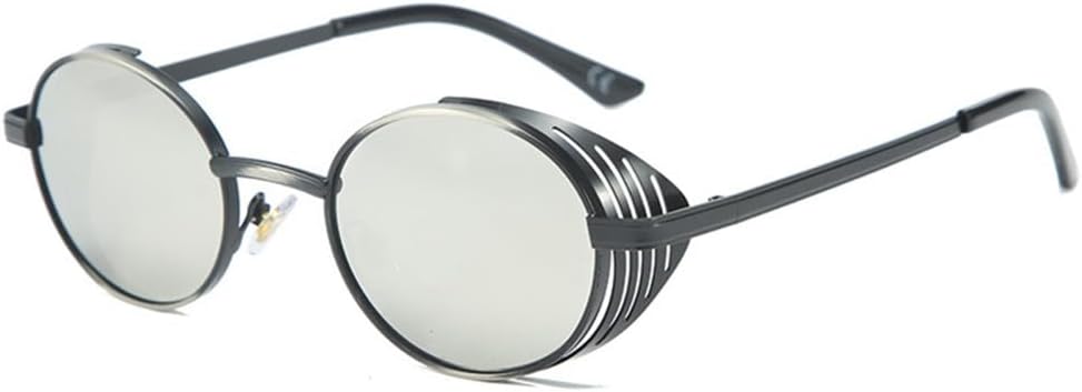 Овальные панк-винтажные солнцезащитные очки для женщин и мужчин, круглые солнцезащитные очки для женщин в стиле стимпанк, ретро-очки с защитой от УФ-излучения UV400 MTZJH, 3
Овальные панк-винтажные солнцезащитные очки для женщин и мужчин, круглые солнцезащитные очки для женщин в стиле стимпанк, ретро-очки с защитой от УФ-излучения UV400 MTZJH, 3