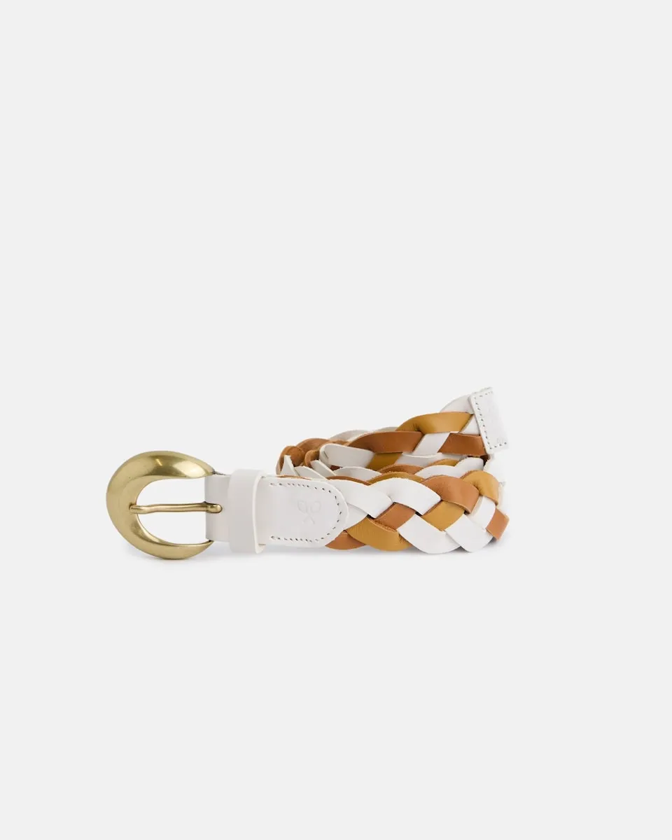 Женский кожаный плетеный коричневый ремень Silbon
Женский кожаный плетеный коричневый ремень Silbon