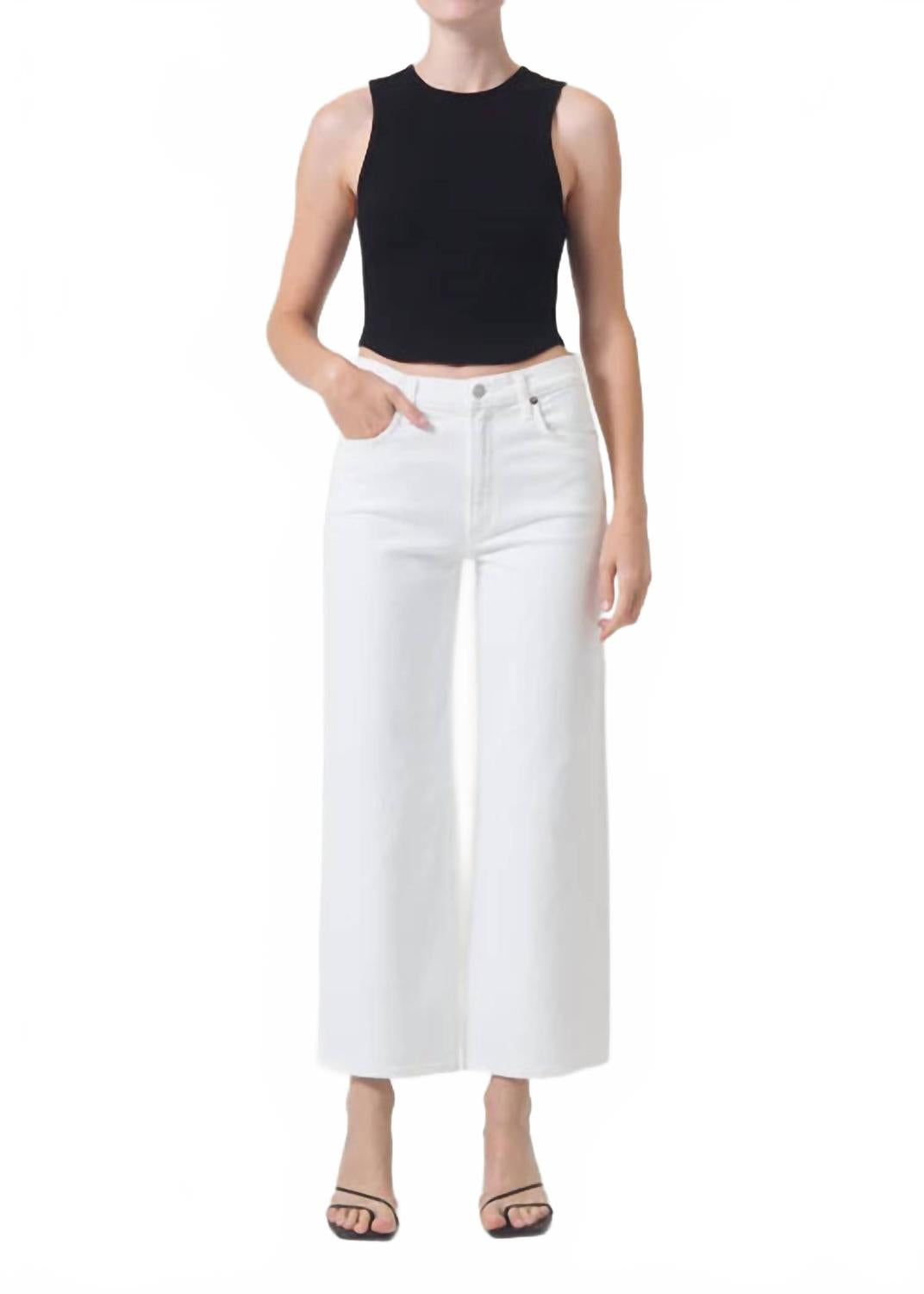 Средние укороченные брюки Harper в цвете сметана AGOLDE, кремовый
Средние укороченные брюки Harper в цвете сметана AGOLDE, кремовый