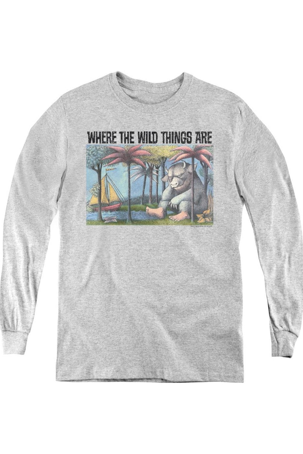 Футболка с длинным рукавом для молодежи с принтом "Где обитают чудовища" Gildan, Athletic Heather
Футболка с длинным рукавом для молодежи с принтом "Где обитают чудовища" Gildan, Athletic Heather