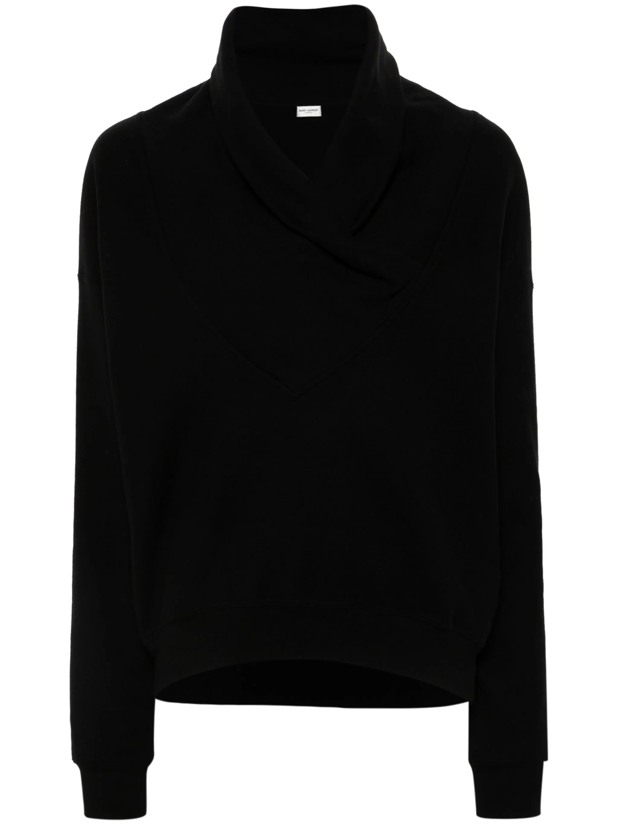 Хлопковая толстовка Saint Laurent, черный
Хлопковая толстовка Saint Laurent, черный
