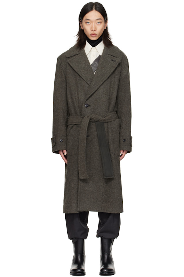 Lemaire Мягкое пальто цвета хаки
Lemaire Мягкое пальто цвета хаки