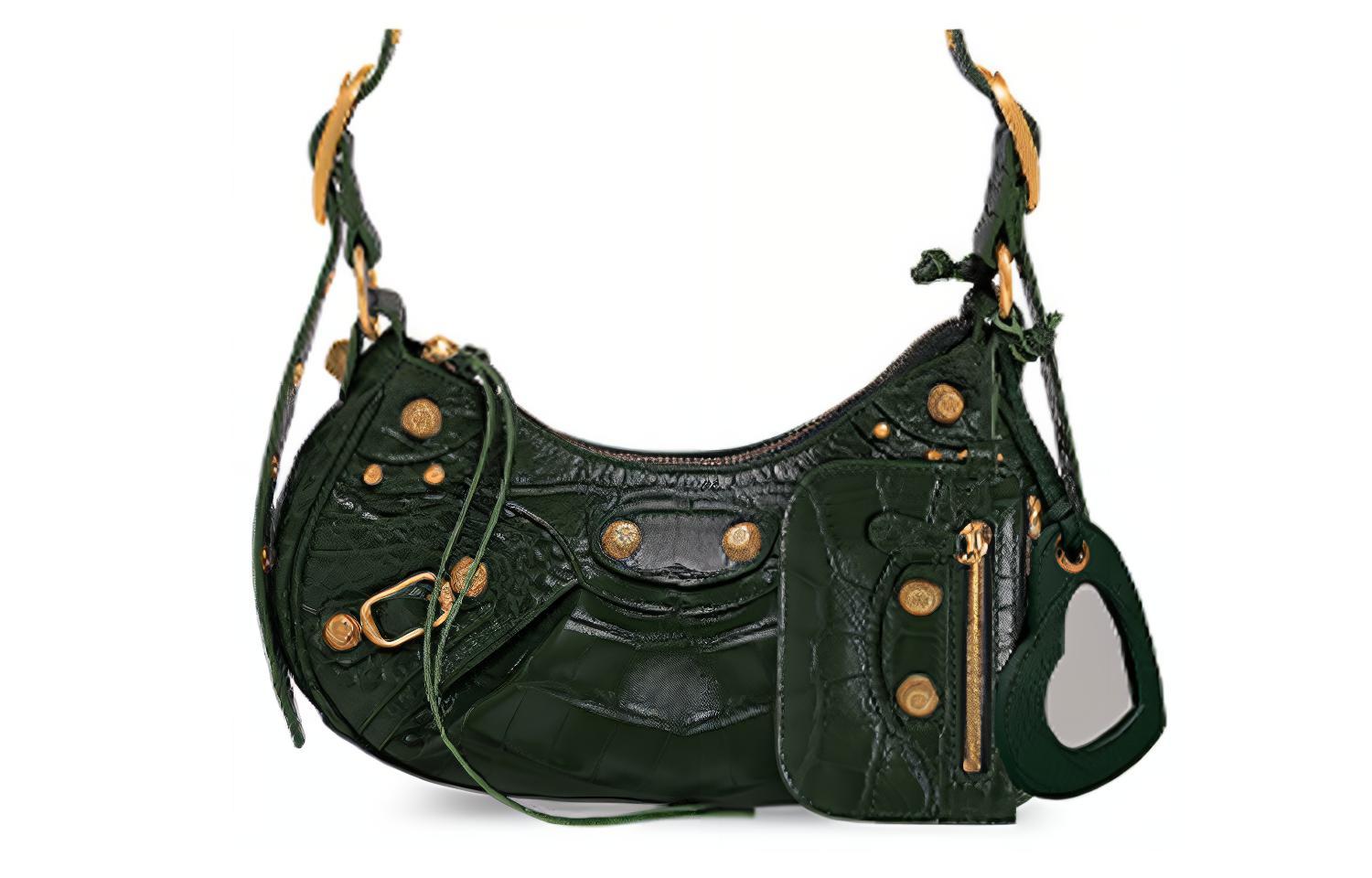 Cagole с тиснением на плече Balenciaga
Cagole с тиснением на плече Balenciaga