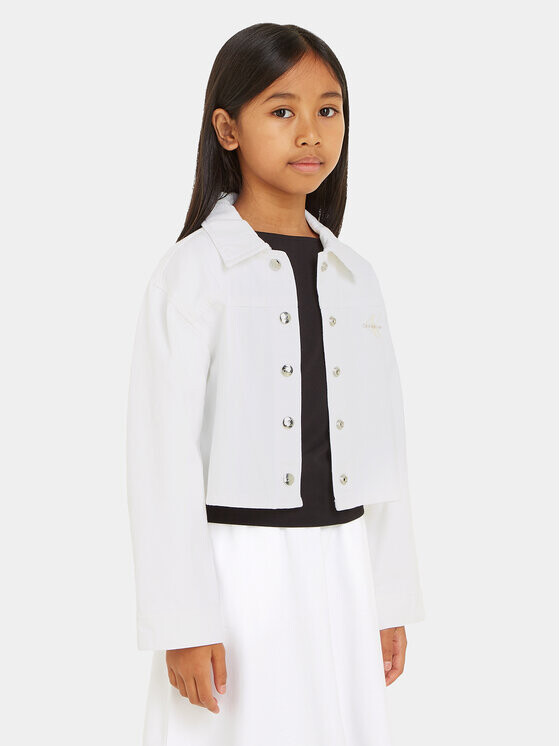 Джинсовая куртка стандартного кроя Calvin Klein, белый
Джинсовая куртка стандартного кроя Calvin Klein, белый