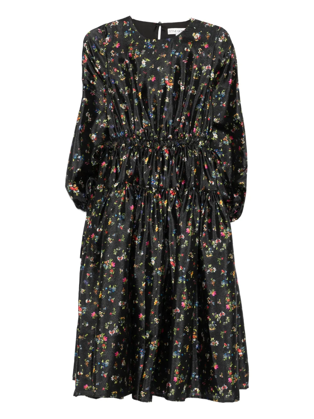 Платье миди с цветочным принтом Stine Goya, черный
Платье миди с цветочным принтом Stine Goya, черный
