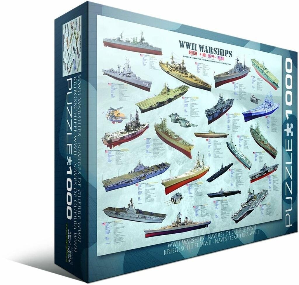 Еврографика, пазл, Корабли, 1000 шт. EuroGraphics
Еврографика, пазл, Корабли, 1000 шт. EuroGraphics