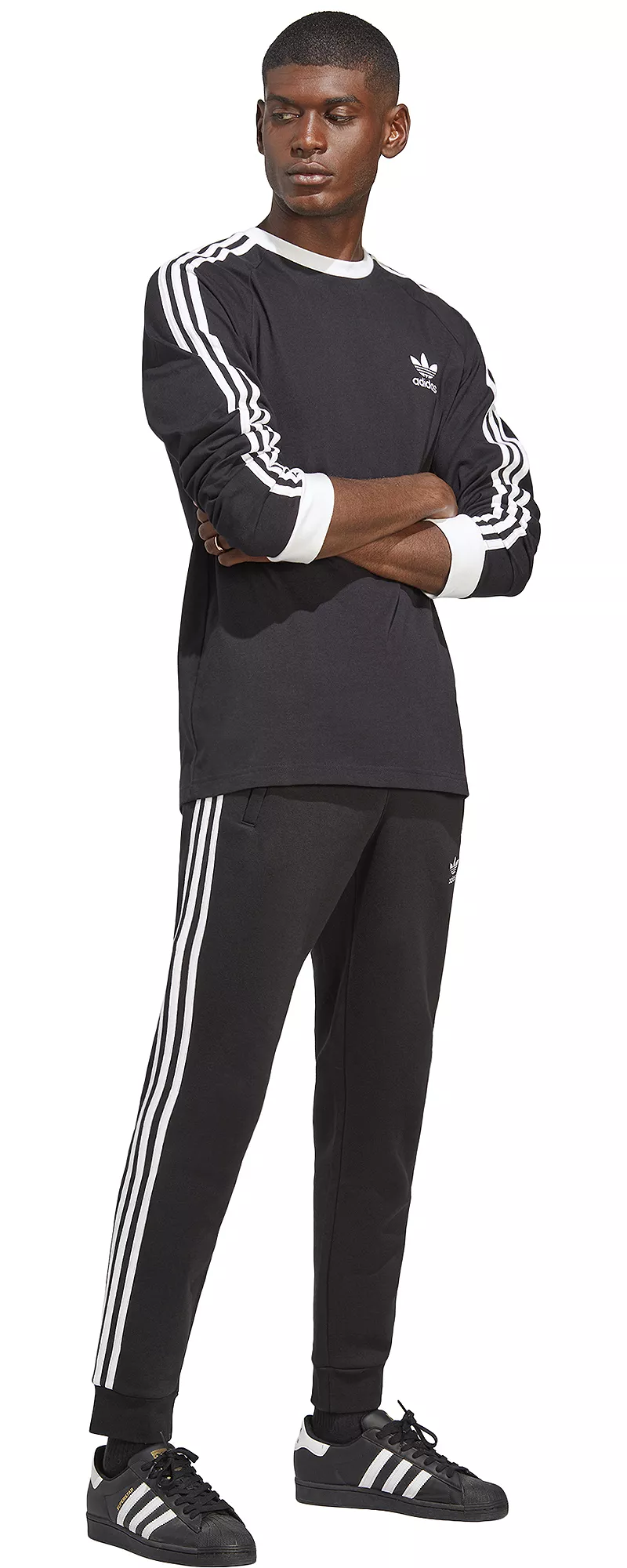 Мужская футболка с длинными рукавами и 3 полосками Adidas Originals Adicolor Classics, черный
Мужская футболка с длинными рукавами и 3 полосками Adidas Originals Adicolor Classics, черный