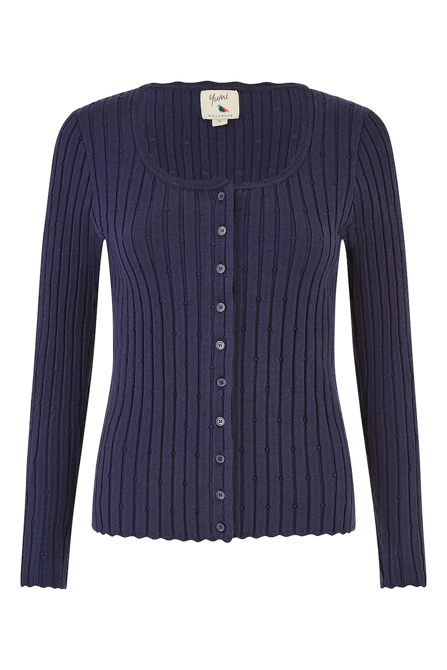 Вязаный кардиган Yumi, темно-синий
Вязаный кардиган Yumi, темно-синий